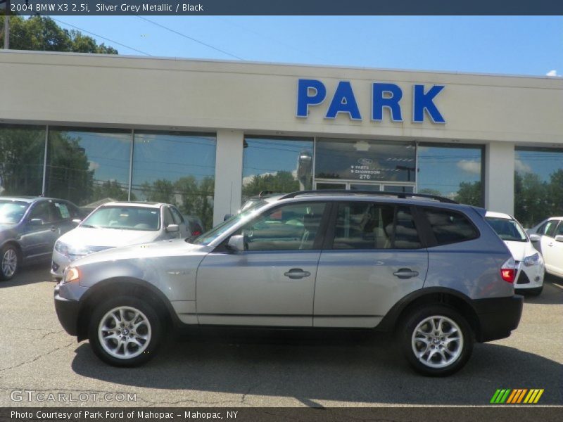 Silver Grey Metallic / Black 2004 BMW X3 2.5i