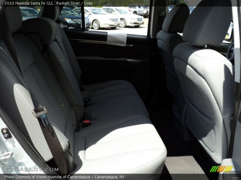 Radiant Silver / Gray 2010 Hyundai Santa Fe GLS