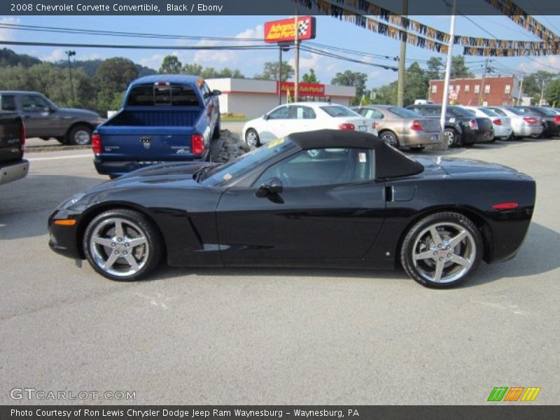 Black / Ebony 2008 Chevrolet Corvette Convertible