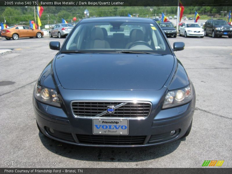 Barents Blue Metallic / Dark Beige/Quartz Leather 2005 Volvo S40 T5