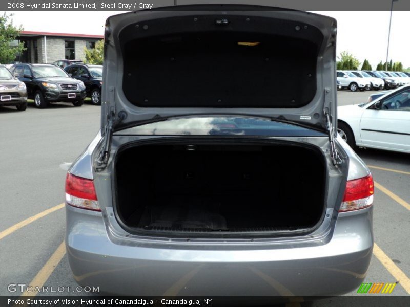 Steel Gray / Gray 2008 Hyundai Sonata Limited