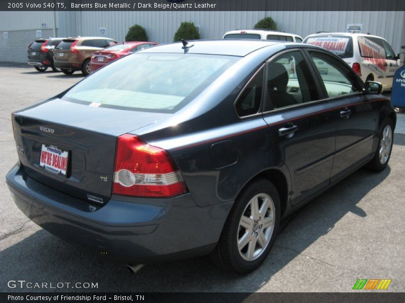 Barents Blue Metallic / Dark Beige/Quartz Leather 2005 Volvo S40 T5