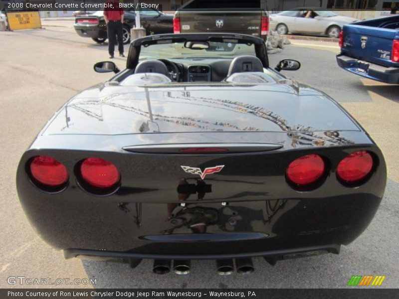 Black / Ebony 2008 Chevrolet Corvette Convertible