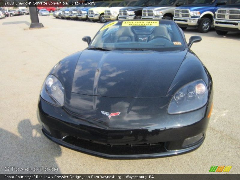  2008 Corvette Convertible Black