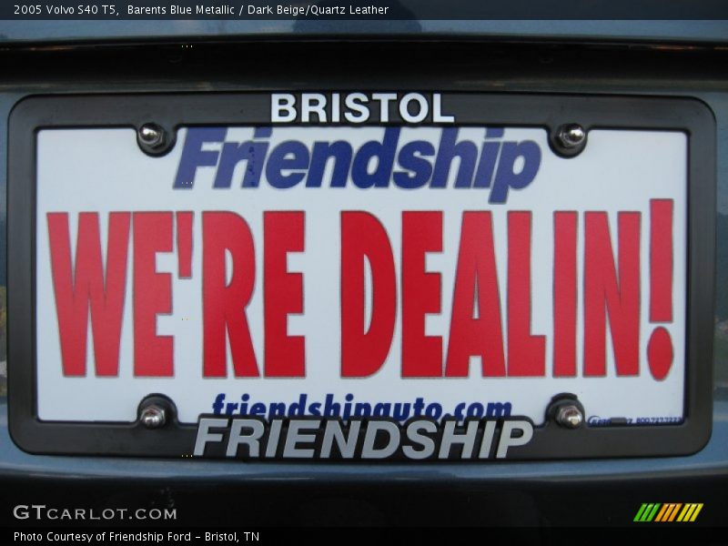 Barents Blue Metallic / Dark Beige/Quartz Leather 2005 Volvo S40 T5