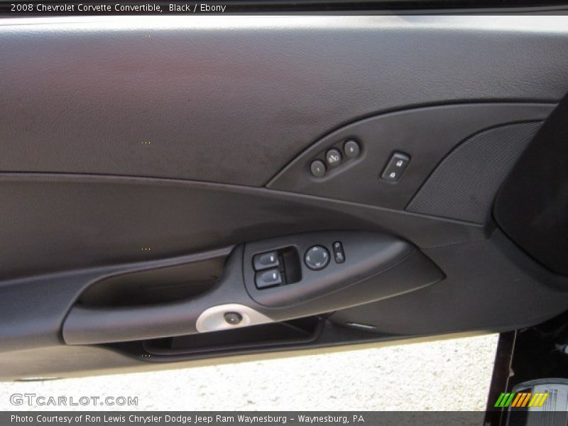 Black / Ebony 2008 Chevrolet Corvette Convertible
