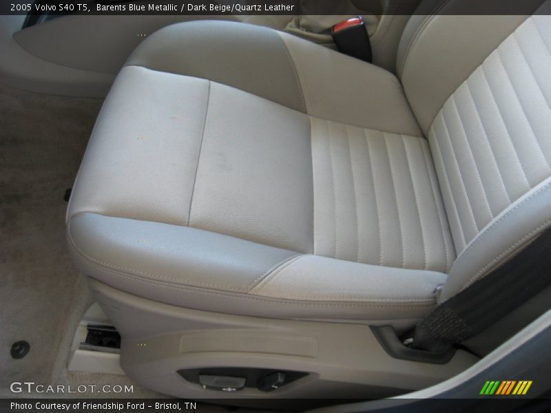 Barents Blue Metallic / Dark Beige/Quartz Leather 2005 Volvo S40 T5