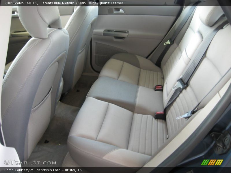 Barents Blue Metallic / Dark Beige/Quartz Leather 2005 Volvo S40 T5