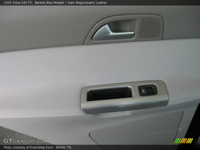 Barents Blue Metallic / Dark Beige/Quartz Leather 2005 Volvo S40 T5