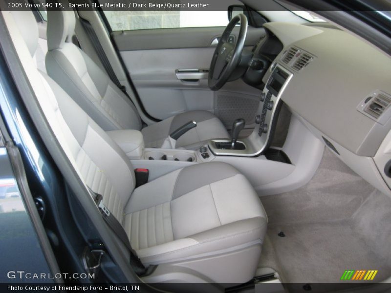 2005 S40 T5 Dark Beige/Quartz Leather Interior