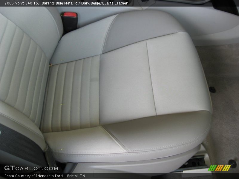 Barents Blue Metallic / Dark Beige/Quartz Leather 2005 Volvo S40 T5