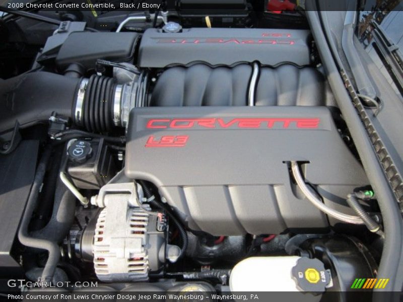  2008 Corvette Convertible Engine - 6.2 Liter OHV 16-Valve LS3 V8