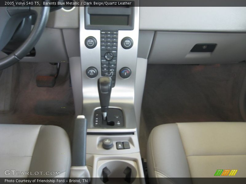 Barents Blue Metallic / Dark Beige/Quartz Leather 2005 Volvo S40 T5