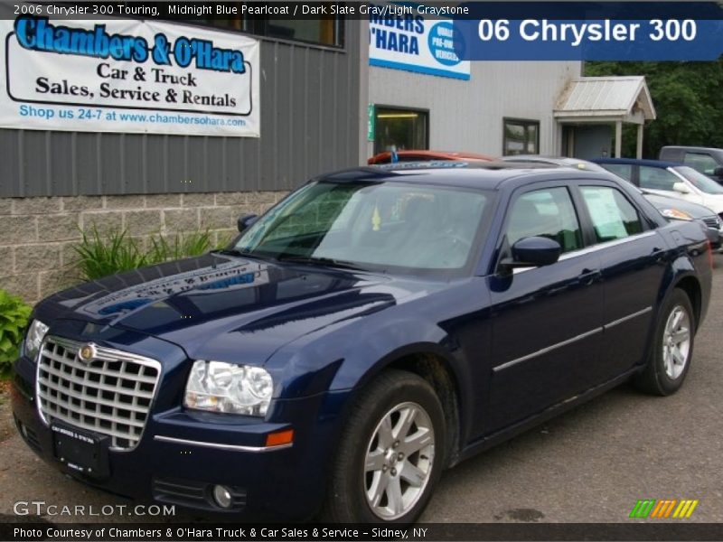 Midnight Blue Pearlcoat / Dark Slate Gray/Light Graystone 2006 Chrysler 300 Touring