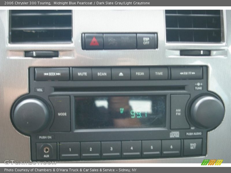Midnight Blue Pearlcoat / Dark Slate Gray/Light Graystone 2006 Chrysler 300 Touring