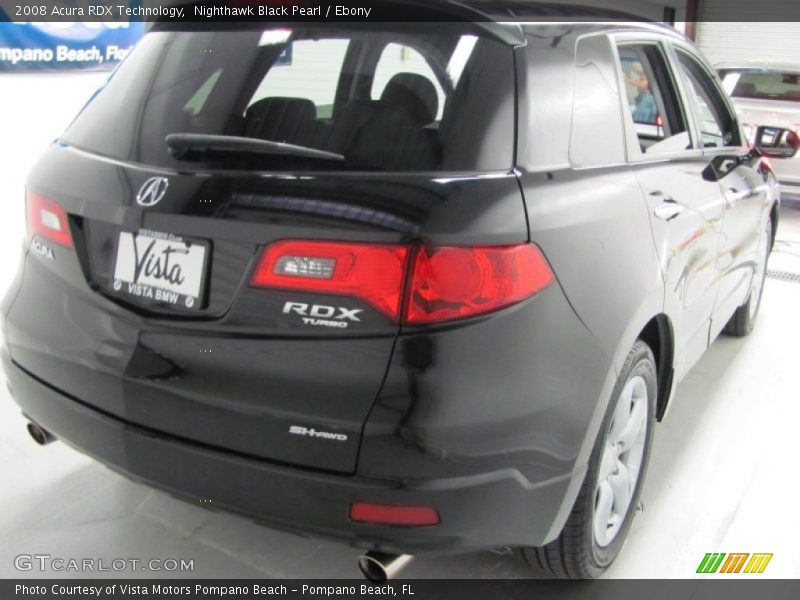 Nighthawk Black Pearl / Ebony 2008 Acura RDX Technology