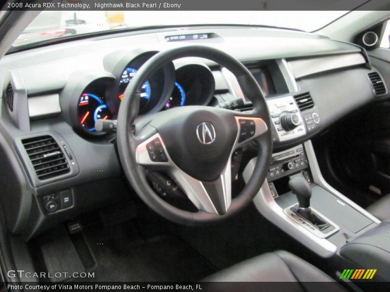 Nighthawk Black Pearl / Ebony 2008 Acura RDX Technology
