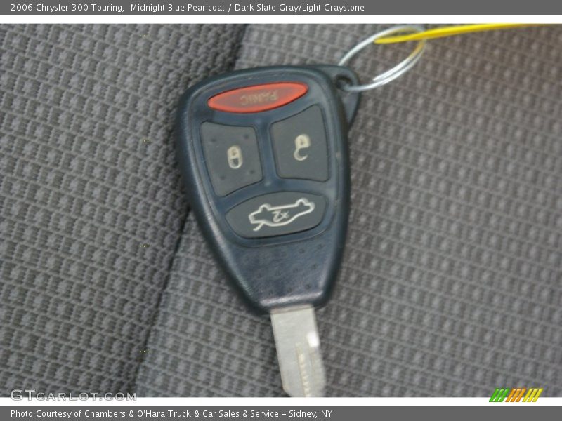 Midnight Blue Pearlcoat / Dark Slate Gray/Light Graystone 2006 Chrysler 300 Touring