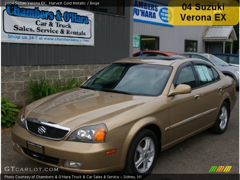 Harvest Gold Metallic / Beige 2004 Suzuki Verona EX