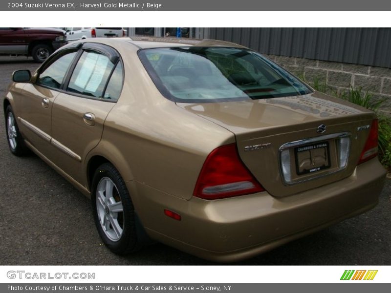 Harvest Gold Metallic / Beige 2004 Suzuki Verona EX