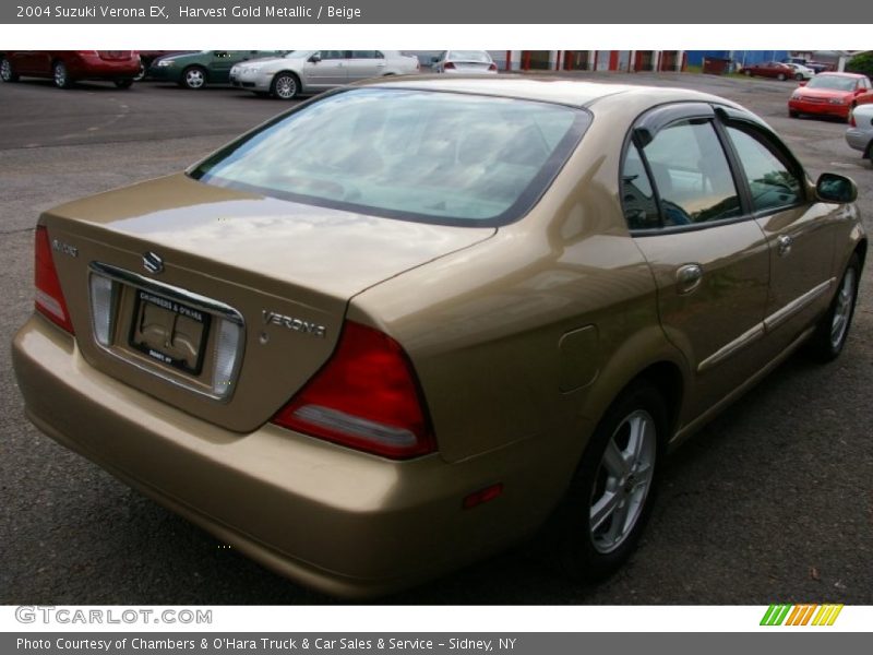 Harvest Gold Metallic / Beige 2004 Suzuki Verona EX