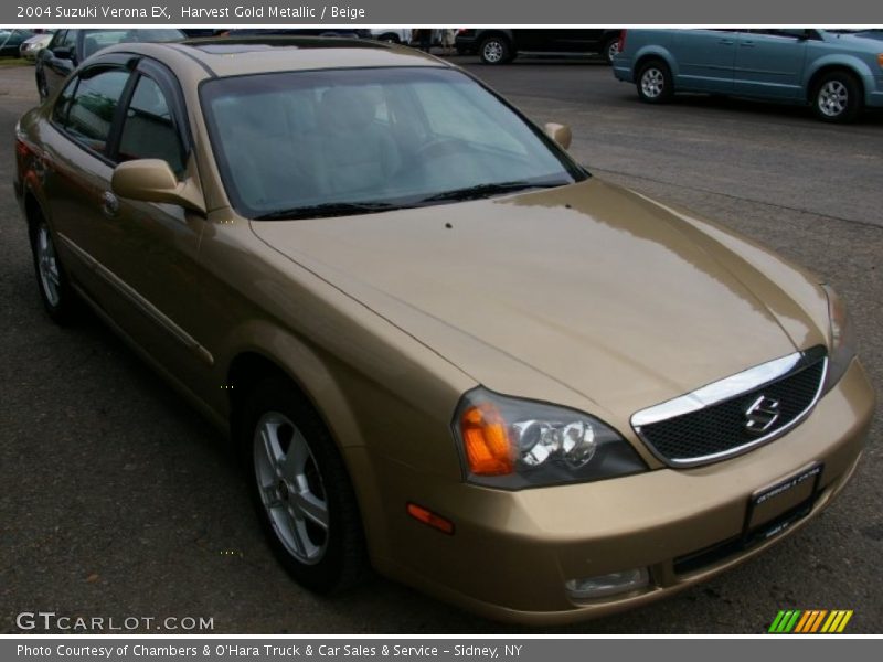 Harvest Gold Metallic / Beige 2004 Suzuki Verona EX