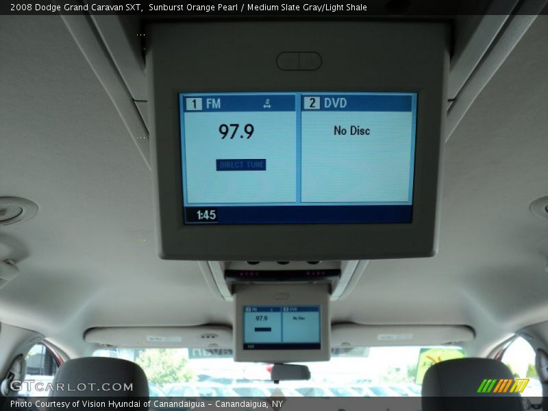 Sunburst Orange Pearl / Medium Slate Gray/Light Shale 2008 Dodge Grand Caravan SXT