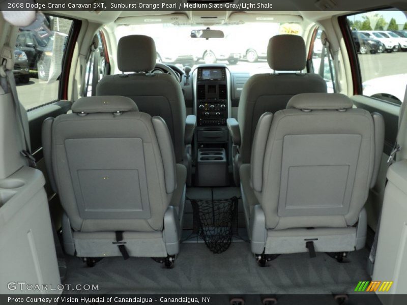 Sunburst Orange Pearl / Medium Slate Gray/Light Shale 2008 Dodge Grand Caravan SXT