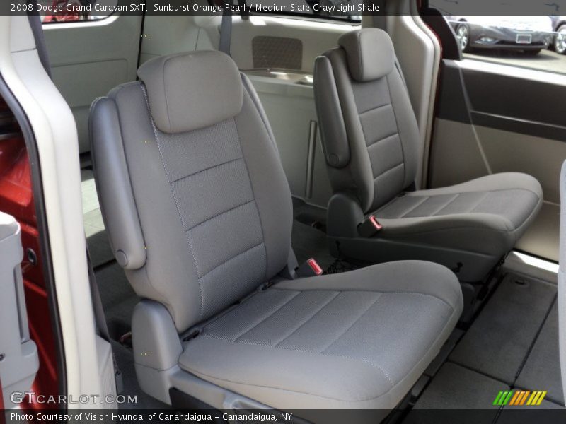 Sunburst Orange Pearl / Medium Slate Gray/Light Shale 2008 Dodge Grand Caravan SXT