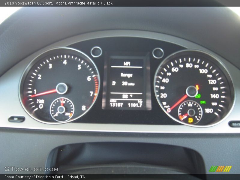 Mocha Anthracite Metallic / Black 2010 Volkswagen CC Sport