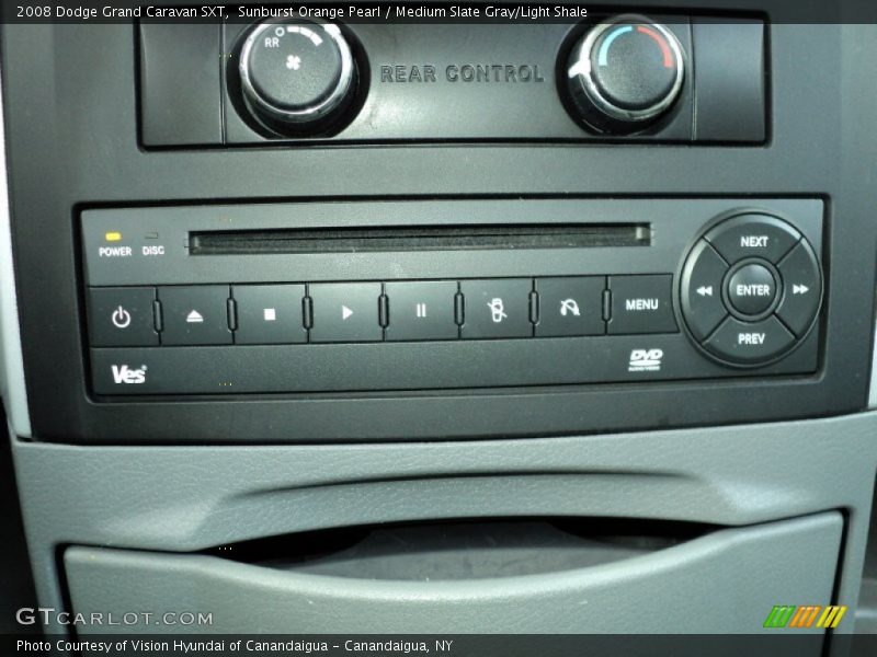 Sunburst Orange Pearl / Medium Slate Gray/Light Shale 2008 Dodge Grand Caravan SXT