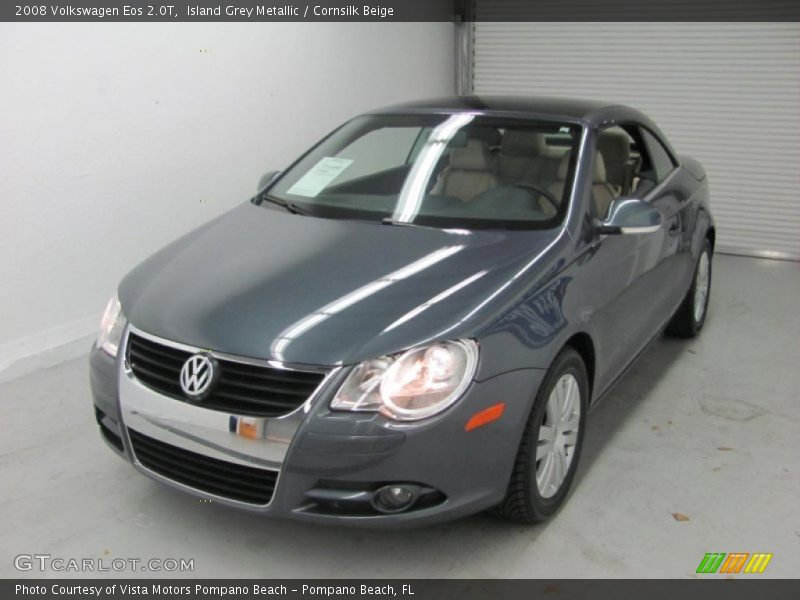 Island Grey Metallic / Cornsilk Beige 2008 Volkswagen Eos 2.0T