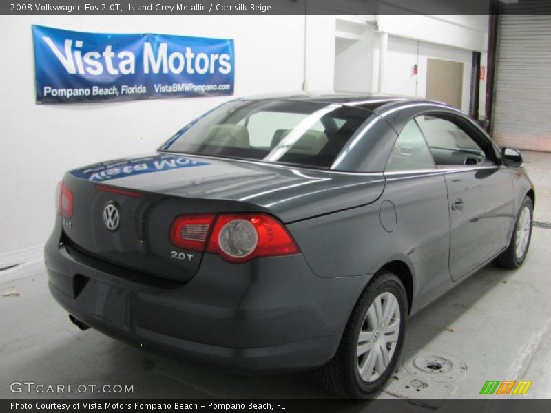 Island Grey Metallic / Cornsilk Beige 2008 Volkswagen Eos 2.0T