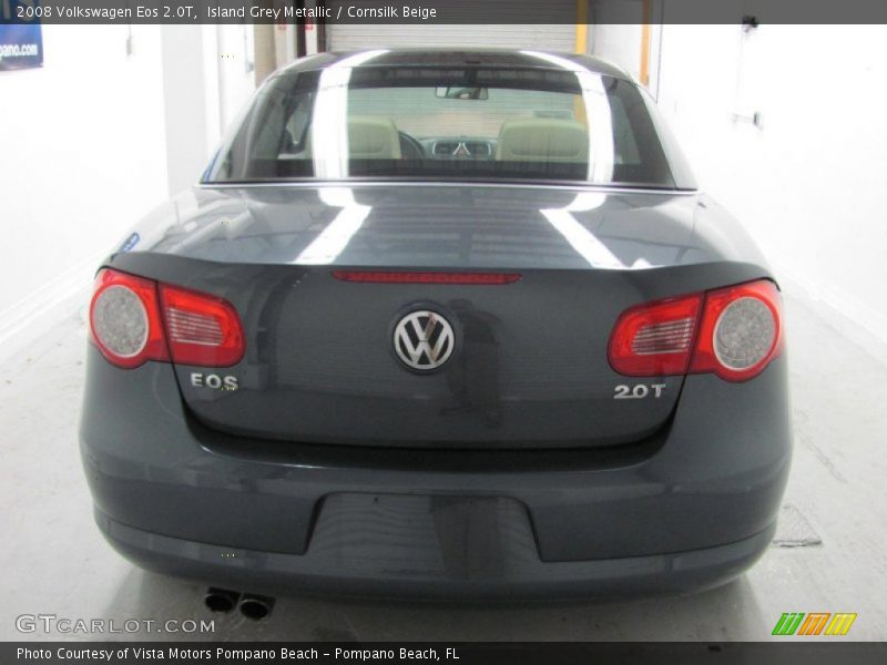 Island Grey Metallic / Cornsilk Beige 2008 Volkswagen Eos 2.0T