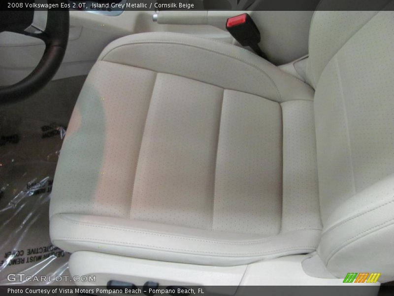 Island Grey Metallic / Cornsilk Beige 2008 Volkswagen Eos 2.0T