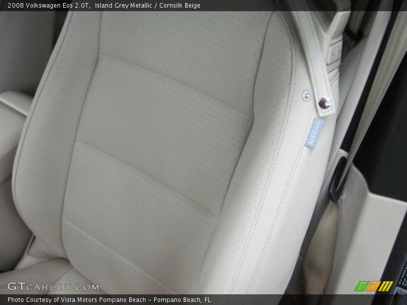 Island Grey Metallic / Cornsilk Beige 2008 Volkswagen Eos 2.0T