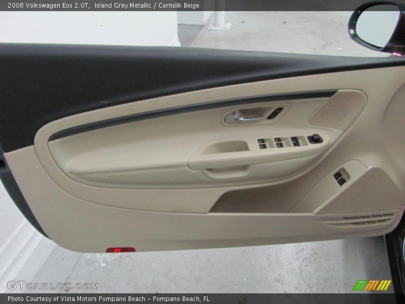 Island Grey Metallic / Cornsilk Beige 2008 Volkswagen Eos 2.0T