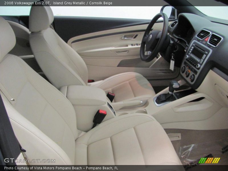 Island Grey Metallic / Cornsilk Beige 2008 Volkswagen Eos 2.0T