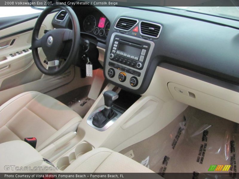 Island Grey Metallic / Cornsilk Beige 2008 Volkswagen Eos 2.0T