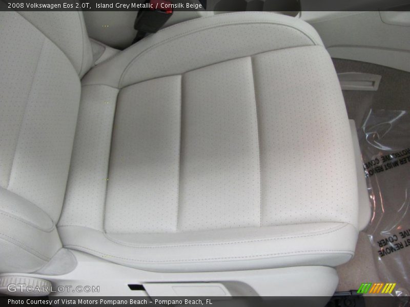 Island Grey Metallic / Cornsilk Beige 2008 Volkswagen Eos 2.0T