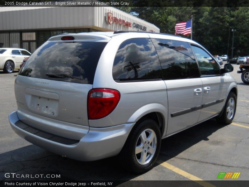 Bright Silver Metallic / Medium Slate Gray 2005 Dodge Caravan SXT