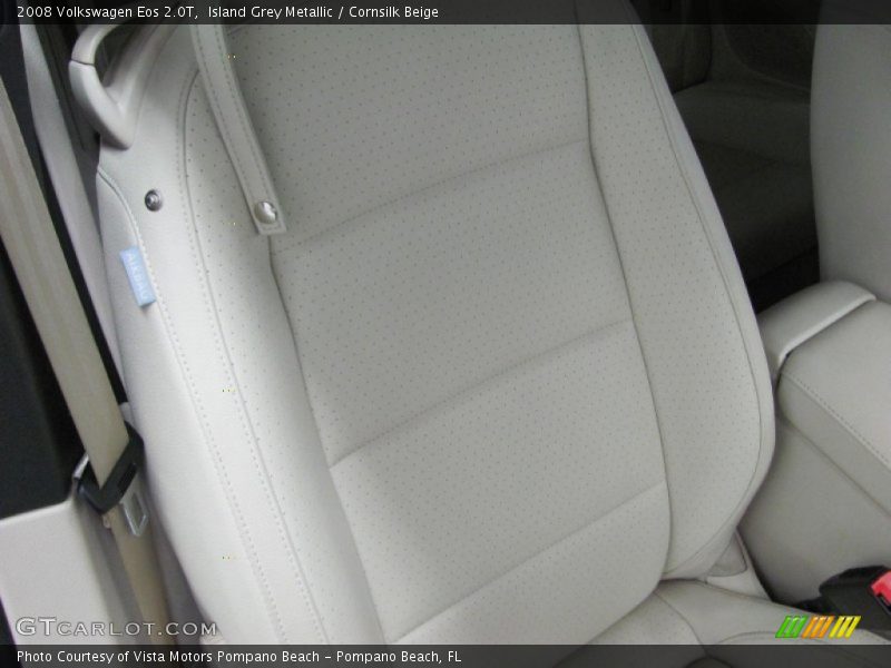 Island Grey Metallic / Cornsilk Beige 2008 Volkswagen Eos 2.0T