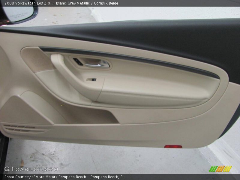 Island Grey Metallic / Cornsilk Beige 2008 Volkswagen Eos 2.0T