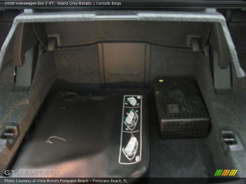 Island Grey Metallic / Cornsilk Beige 2008 Volkswagen Eos 2.0T