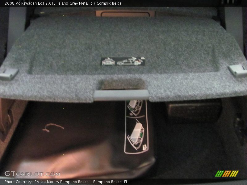 Island Grey Metallic / Cornsilk Beige 2008 Volkswagen Eos 2.0T