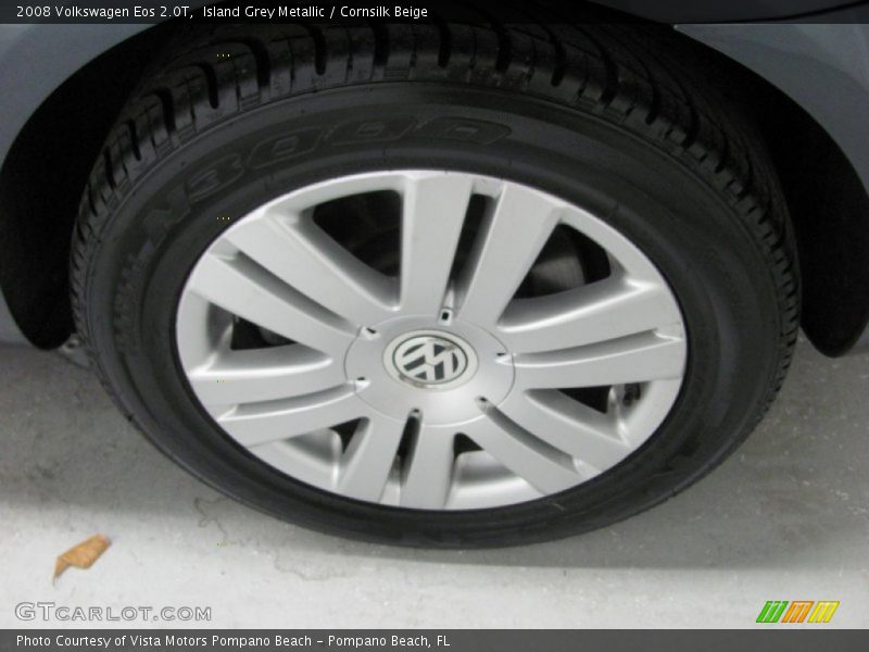 Island Grey Metallic / Cornsilk Beige 2008 Volkswagen Eos 2.0T