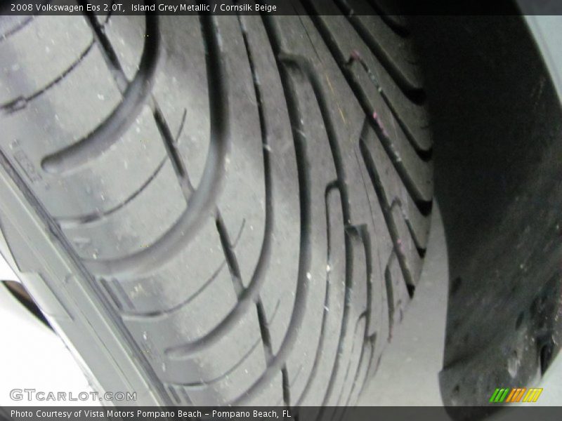 Island Grey Metallic / Cornsilk Beige 2008 Volkswagen Eos 2.0T