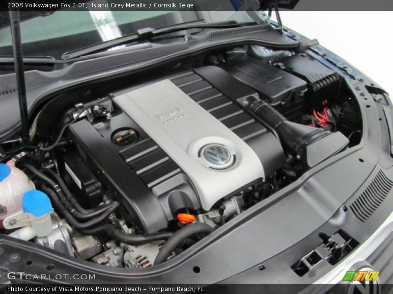 Island Grey Metallic / Cornsilk Beige 2008 Volkswagen Eos 2.0T