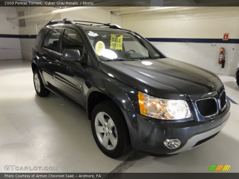 Cyber Gray Metallic / Ebony 2009 Pontiac Torrent
