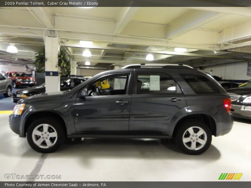 Cyber Gray Metallic / Ebony 2009 Pontiac Torrent